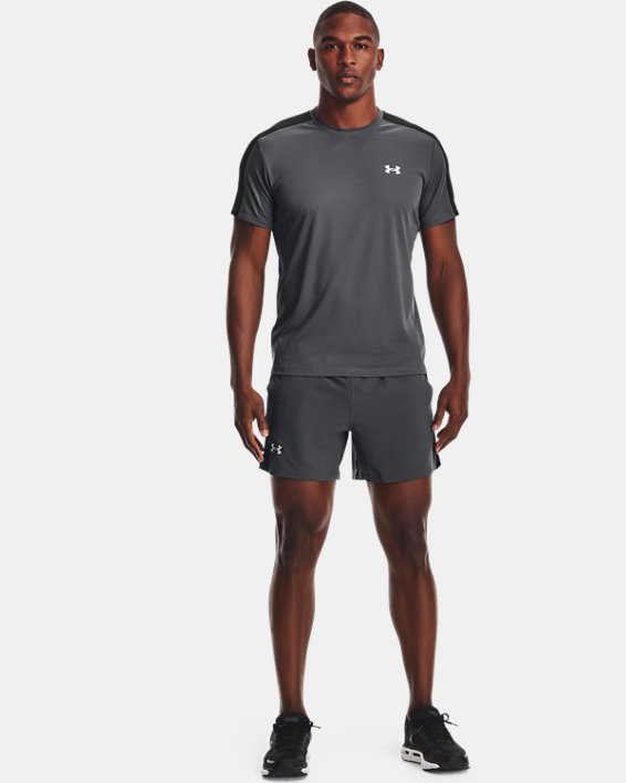 Men's UA Launch Run 5" Shorts in Gray image number 2